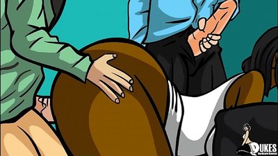 Bidh oileanaich a’ faighinn feise le tidsear dubh às deidh na sgoile